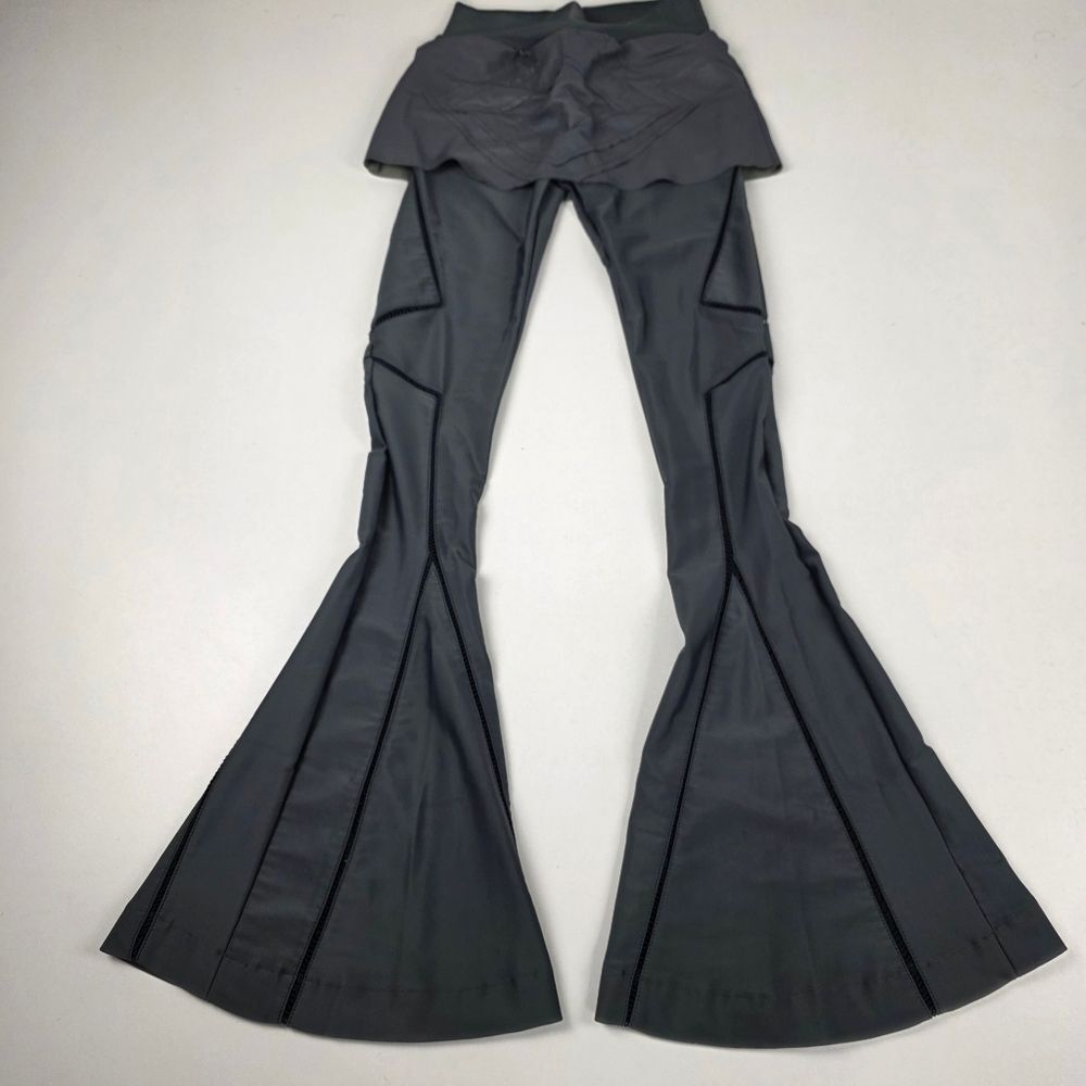 Andrea Bogosian Flare Pants Gray Womens‎ Size Medium Y2k Style Rave
